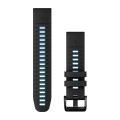 Pasek czarno-błękitny QuickFit 22mm