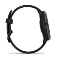 Vivoactive 6 Slate z paskiem w kolorze czarnym