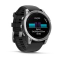 Fenix E 47 mm Srebrny z czarnym paskiem