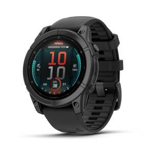 Garmin Fenix E 47 mm Slate Grey z czarnym paskiem